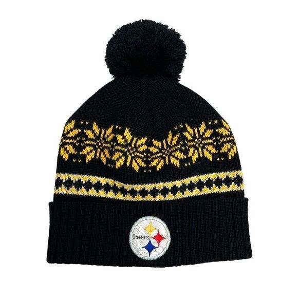 NFL Women's Pittsburgh Steelers Embroidered Winter Stocking Hat - Picture 1 of 7